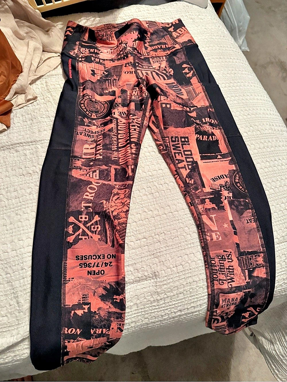Under Armour Project Rock HeatGear Printed Ankle Leggings